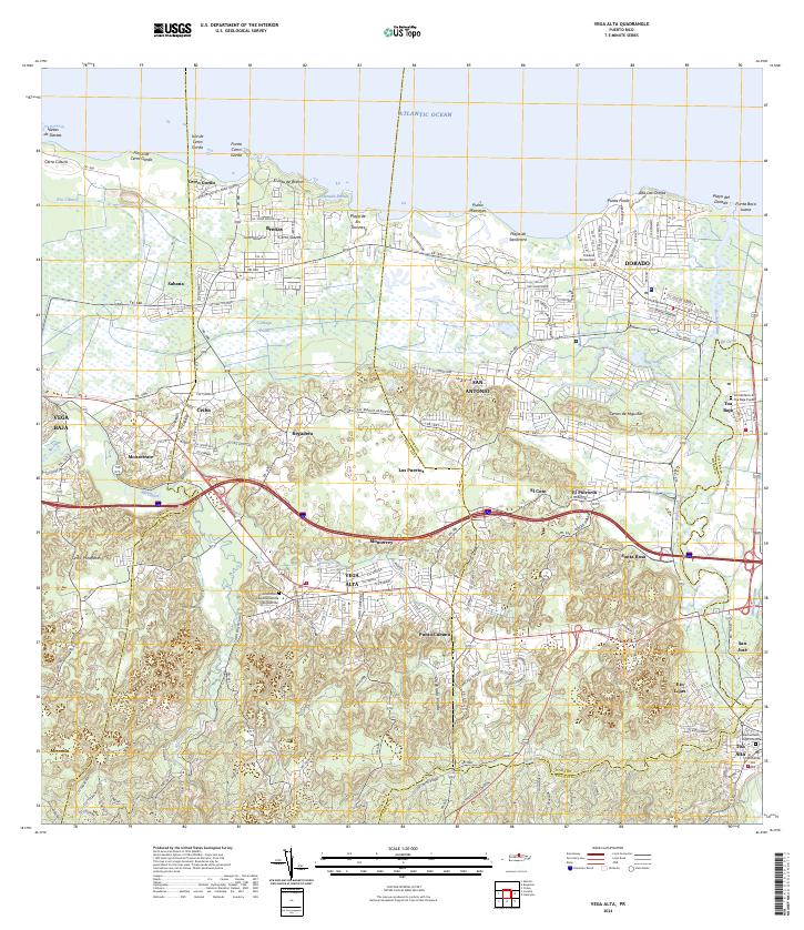 USGS Topographic Map – Vega Alta