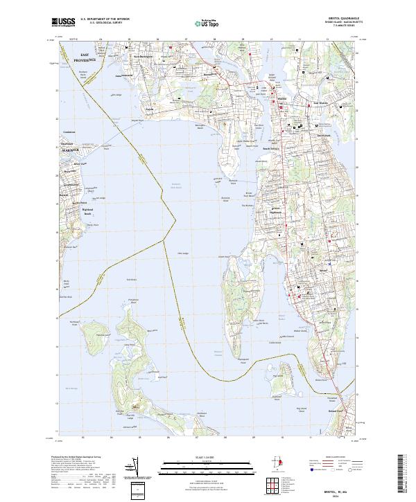 USGS Topographic Map – Bristol