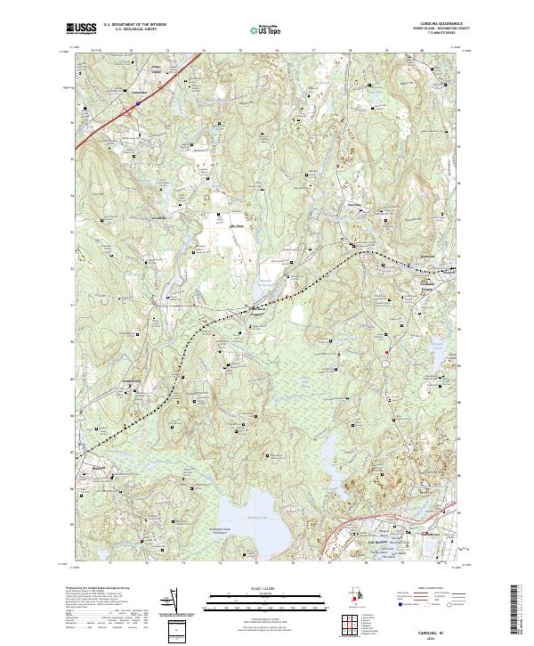 USGS Topographic Map – Carolina