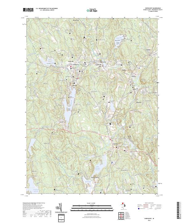 USGS Topographic Map – Chepachet