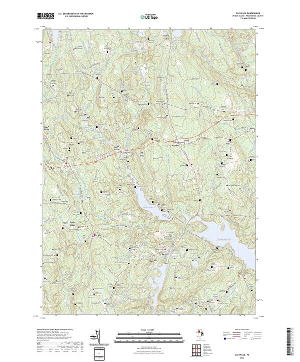 USGS Topographic Map – Clayville