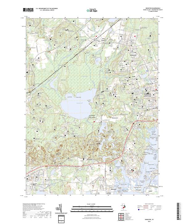 USGS Topographic Map – Kingston