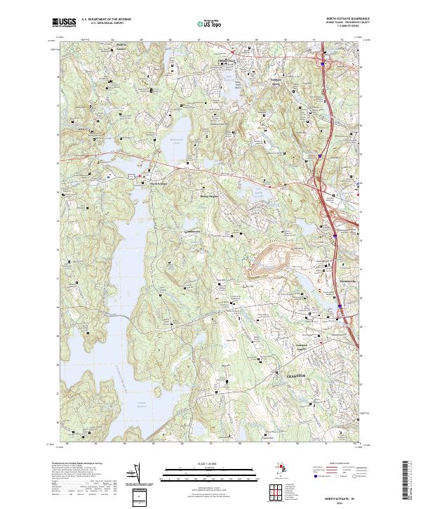 USGS Topographic Map – North Scituate