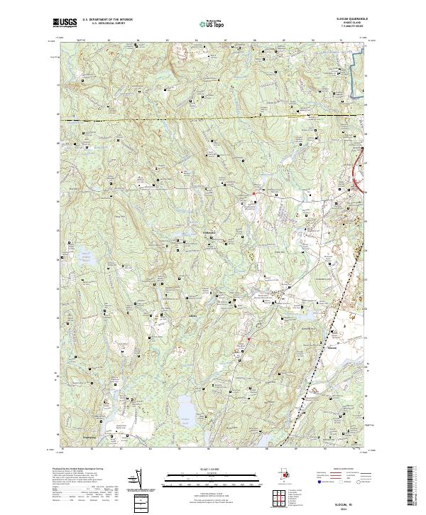 USGS Topographic Map – Slocum