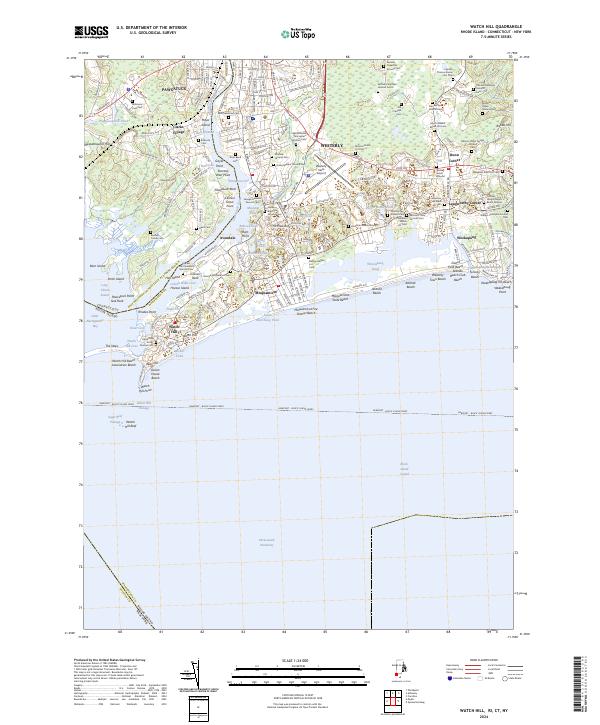 USGS Topographic Map – Watch Hill
