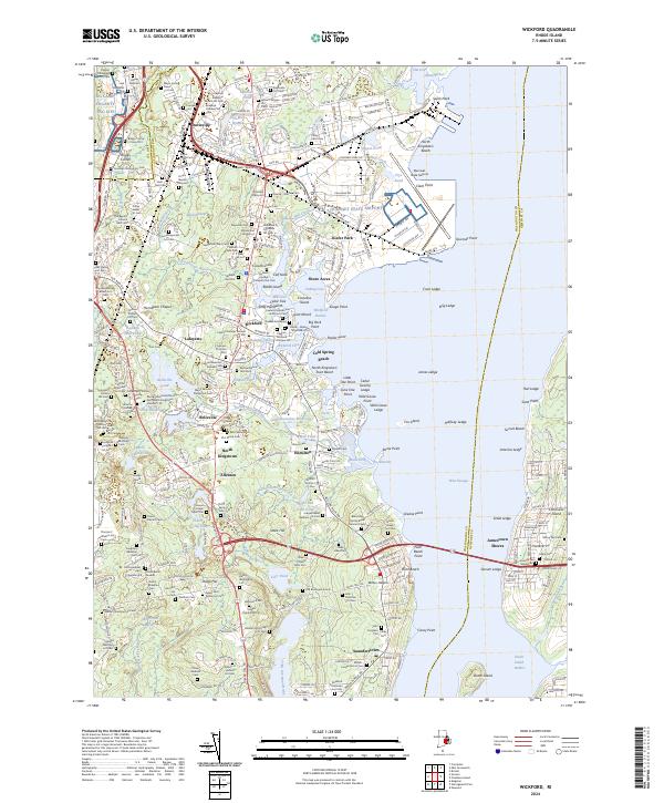 USGS Topographic Map – Wickford
