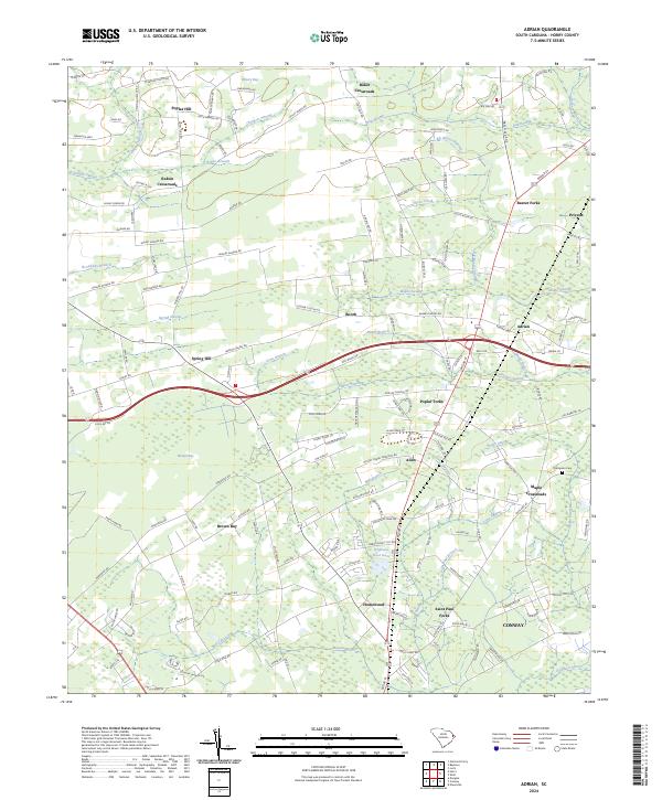 USGS Topographic Map – Adrian