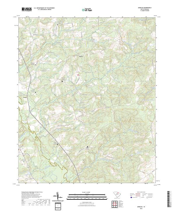 USGS Topographic Map – Angelus