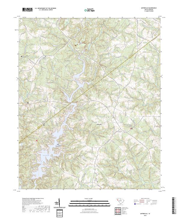 USGS Topographic Map – Antreville