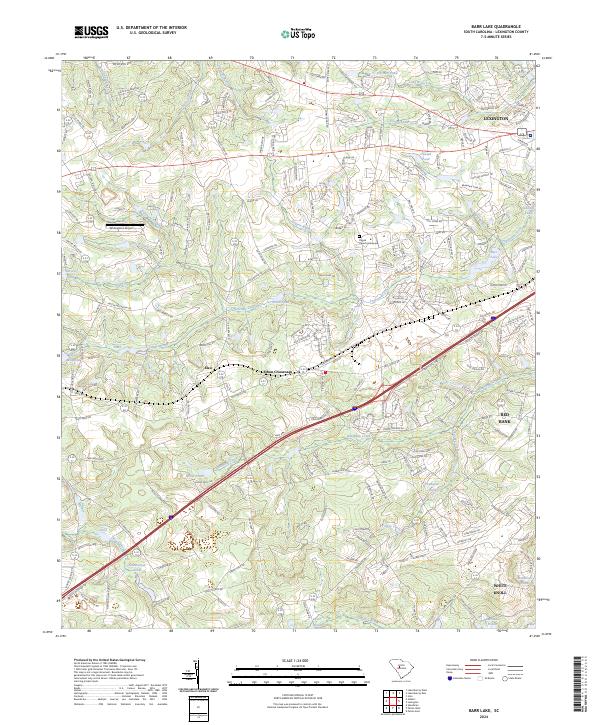 USGS Topographic Map – Barr Lake