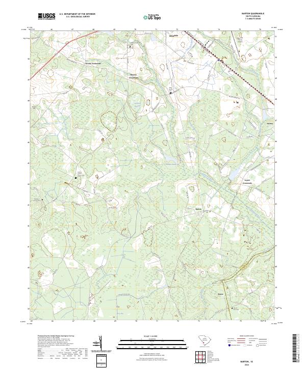 USGS Topographic Map – Barton