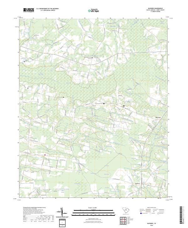 USGS Topographic Map – Bayboro