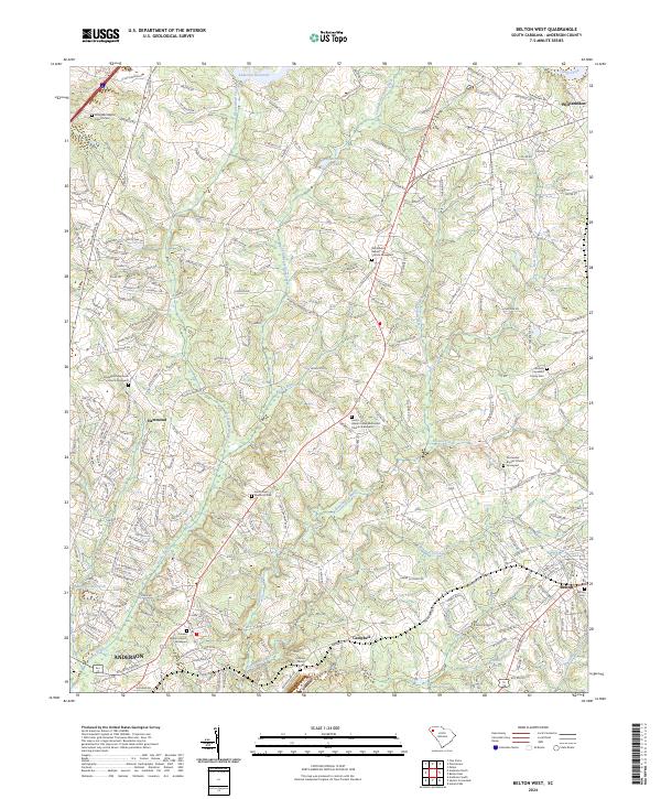 USGS Topographic Map – Belton West