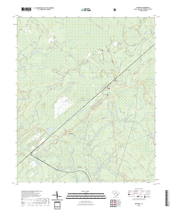 USGS Topographic Map – Bethera