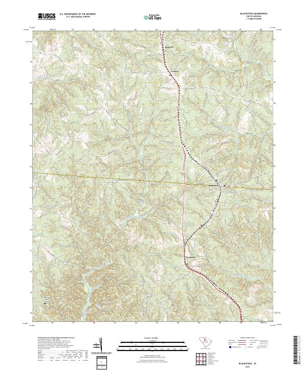 USGS Topographic Map – Blackstock