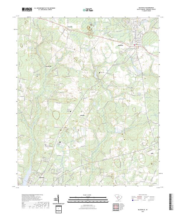 USGS Topographic Map – Blackville
