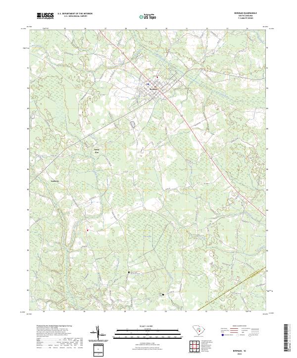 USGS Topographic Map – Bowman