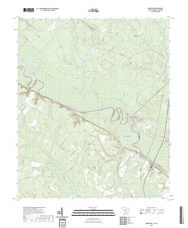 USGS Topographic Map – Brighton
