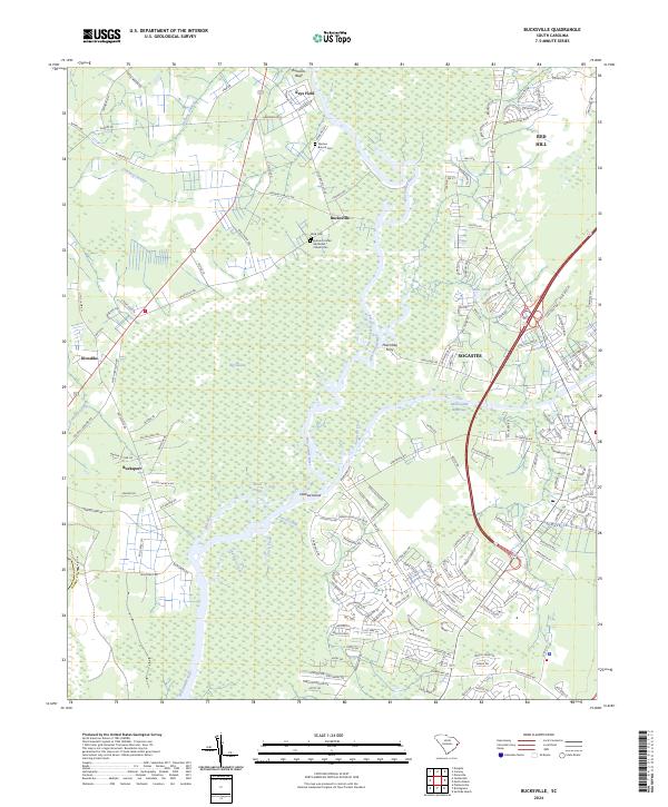 USGS Topographic Map – Bucksville