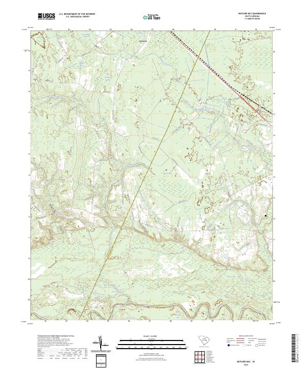 USGS Topographic Map – Butlers Bay