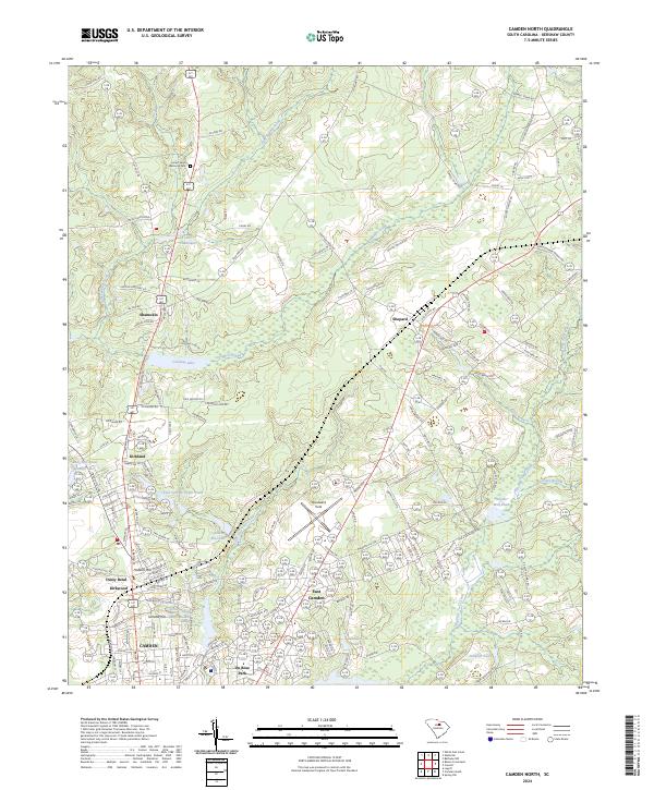 USGS Topographic Map – Camden North