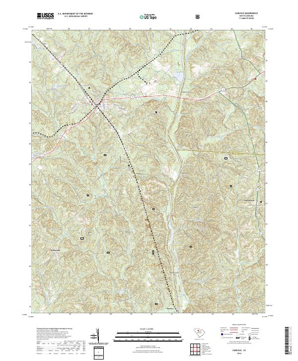 USGS Topographic Map – Carlisle