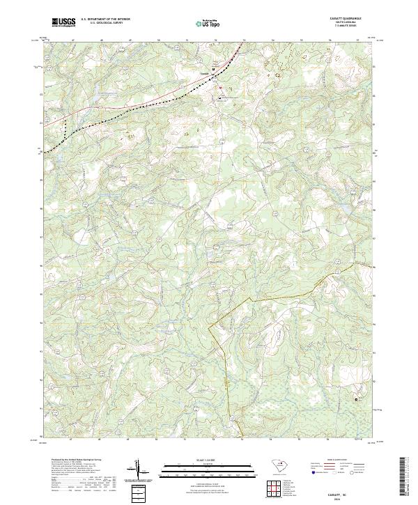 USGS Topographic Map – Cassatt