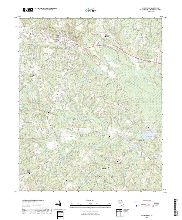 USGS Topographic Map – Chesterfield