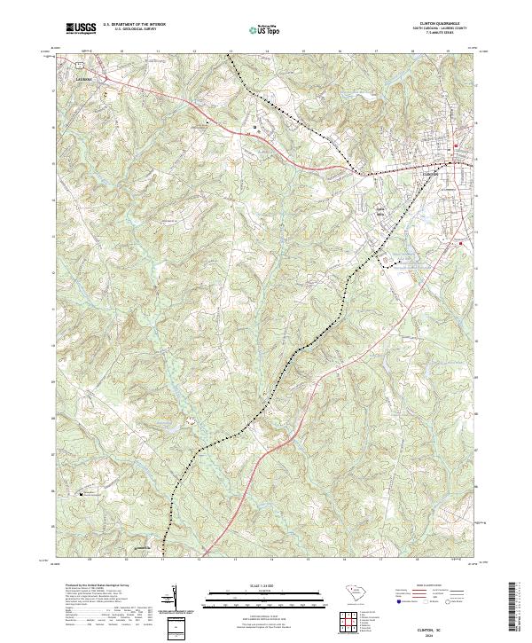USGS Topographic Map – Clinton
