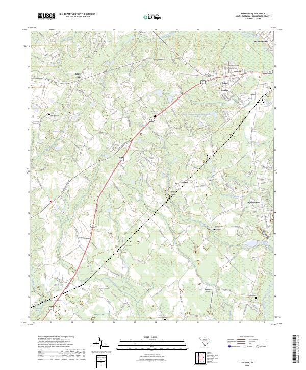 USGS Topographic Map – Cordova