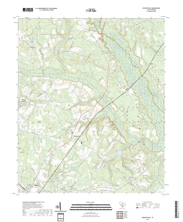 USGS Topographic Map – Crocketville