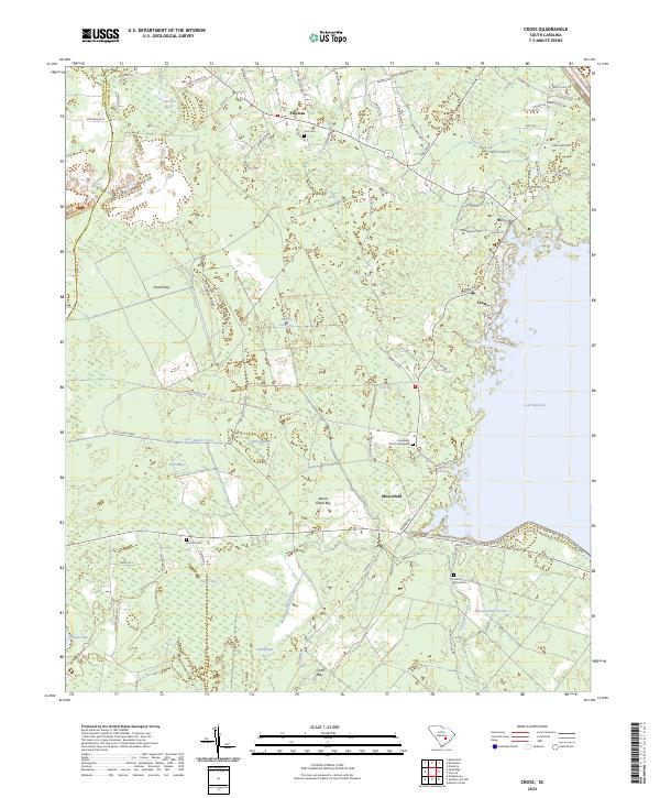 USGS Topographic Map – Cross