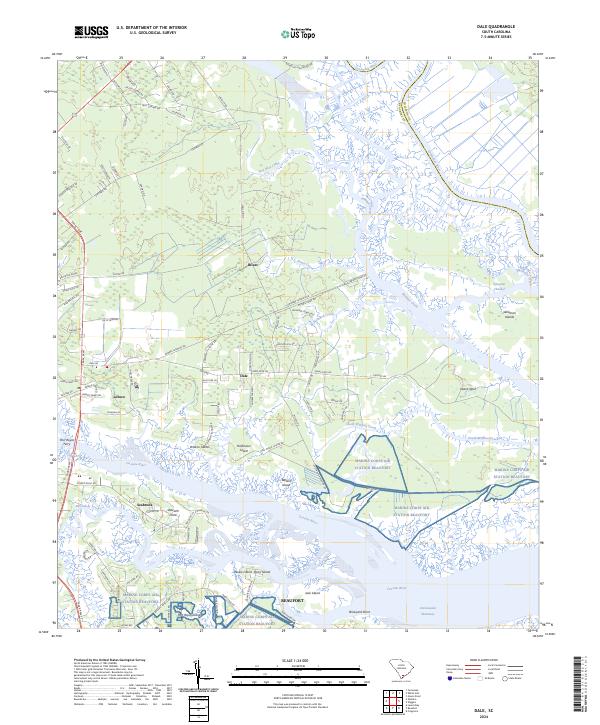 USGS Topographic Map – Dale