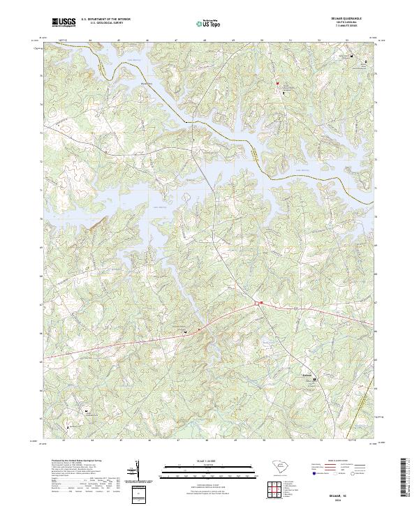 USGS Topographic Map – Delmar