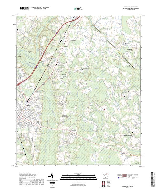 USGS Topographic Map – Dillon East