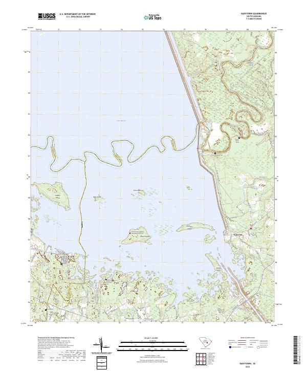 USGS Topographic Map – Eadytown