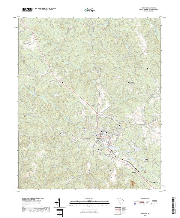 USGS Topographic Map – Edgefield
