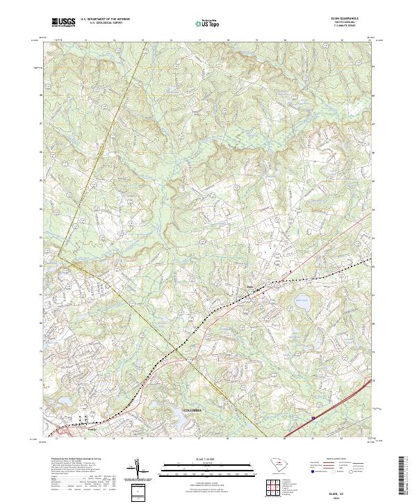 USGS Topographic Map – Elgin