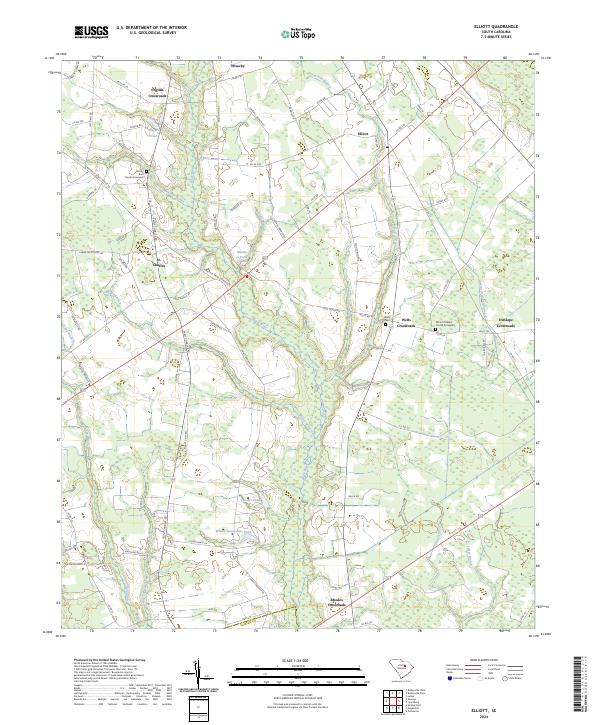 USGS Topographic Map – Elliott