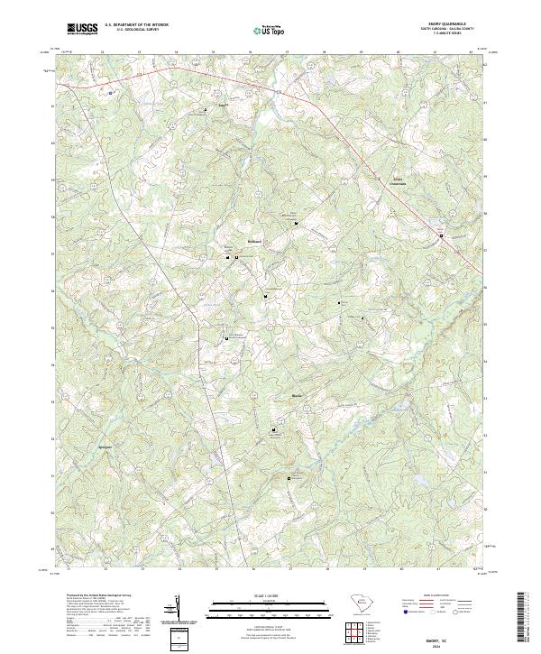 USGS Topographic Map – Emory