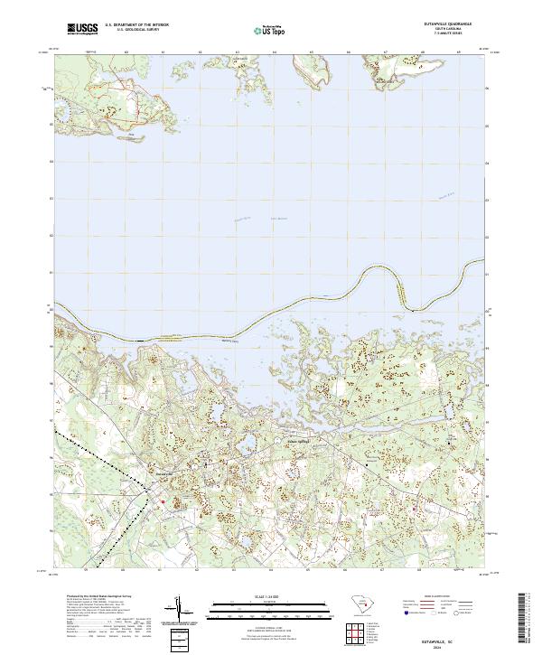 USGS Topographic Map – Eutawville