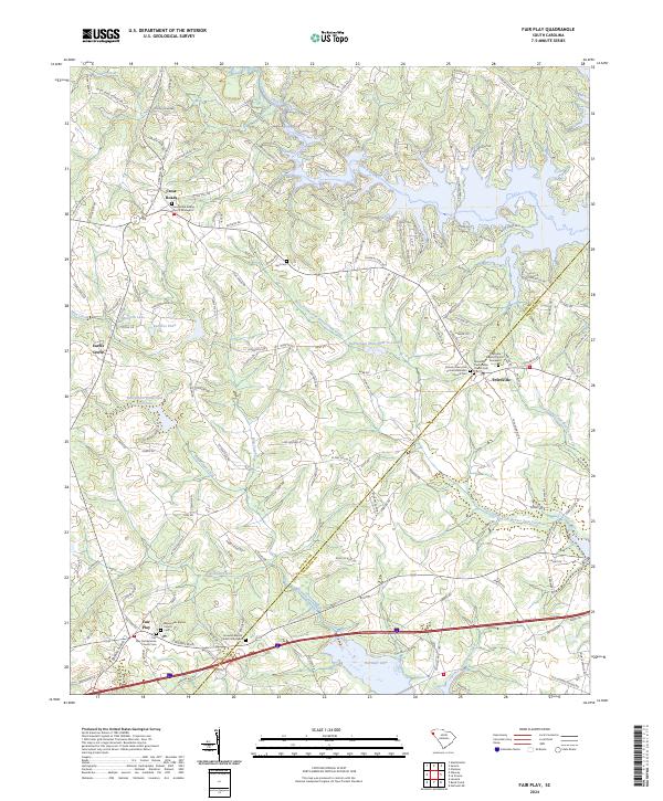 USGS Topographic Map – Fair Play