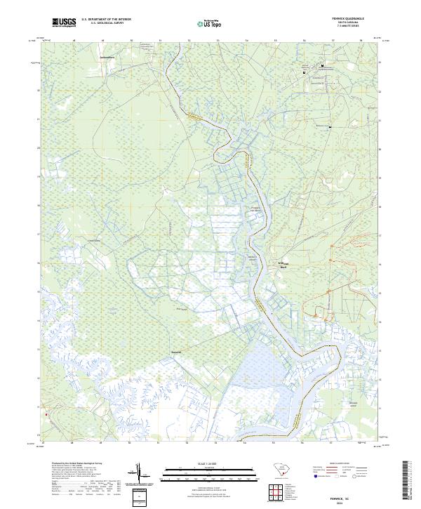 USGS Topographic Map – Fenwick