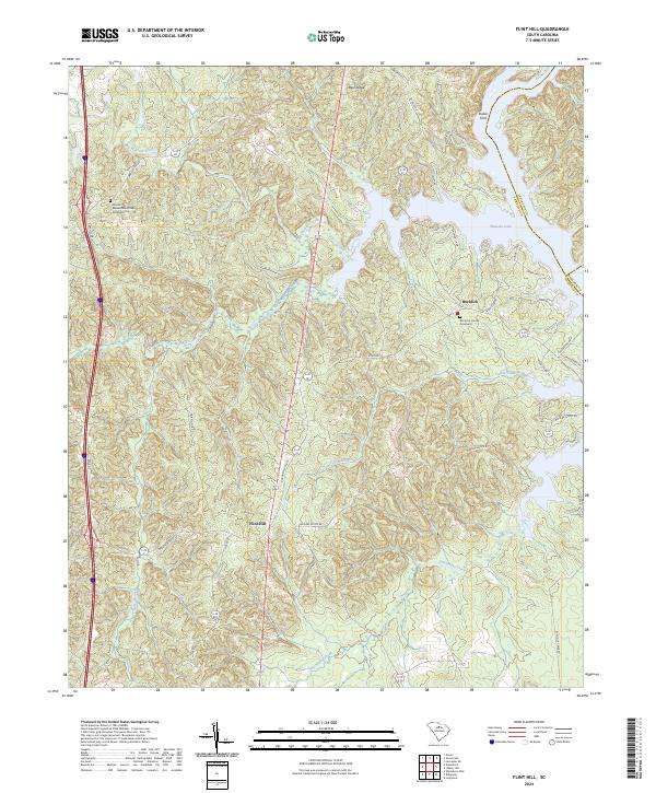USGS Topographic Map – Flint Hill