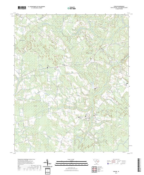 USGS Topographic Map – Fowler