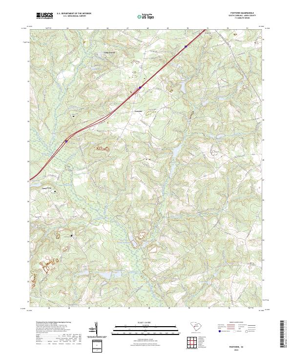 USGS Topographic Map – Foxtown
