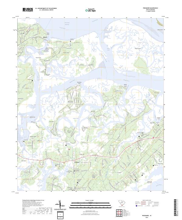 USGS Topographic Map – Frogmore