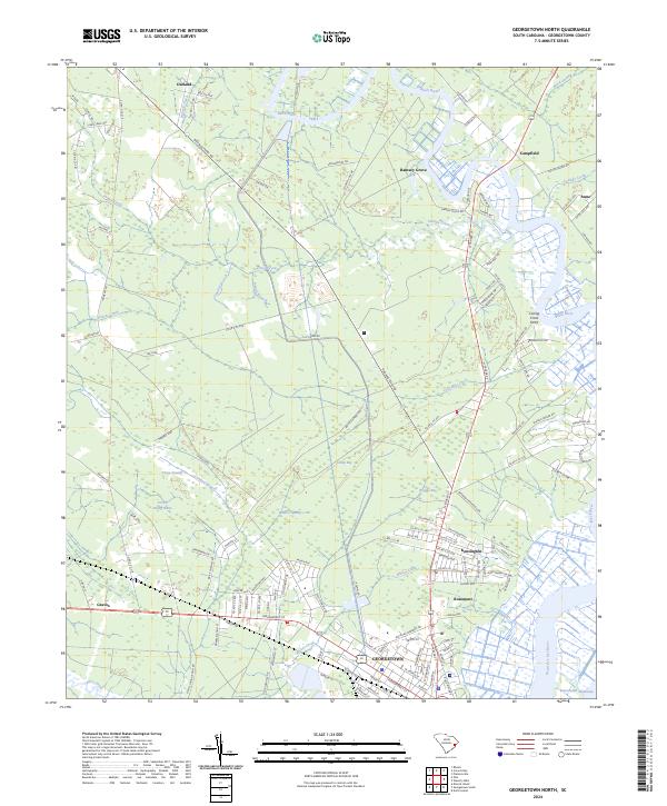 USGS Topographic Map – Georgetown North