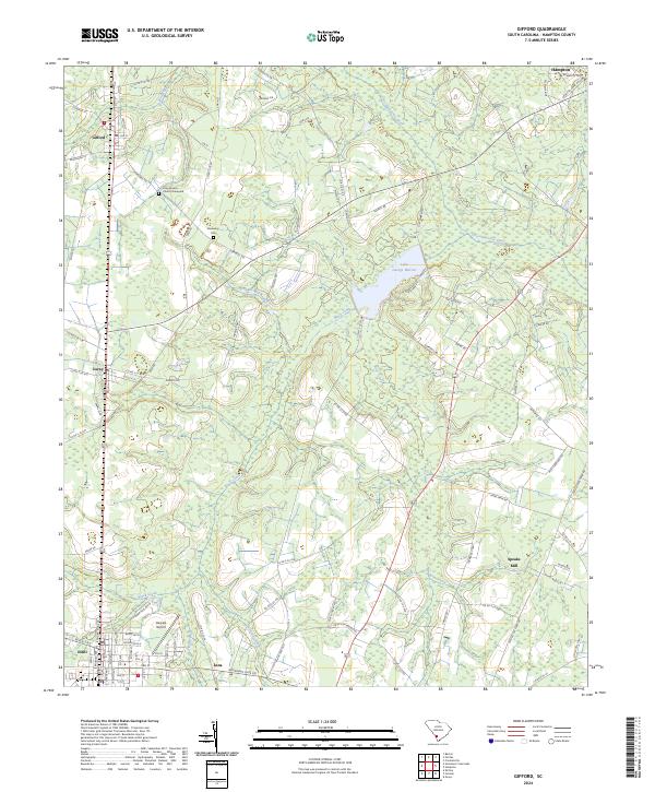 USGS Topographic Map – Gifford