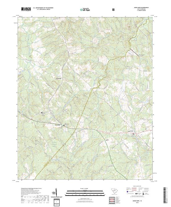 USGS Topographic Map – Good Hope